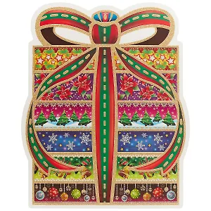 Новогоднее оконное украшение, 29.5 х 32 см