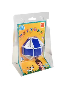 Логическая змейка Крутик Большой двухцв. (24 эл.) (В835476) (3+) (3цв. в короб.)