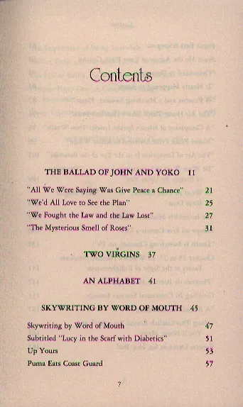 Книга Skywriting By Word of Mouth (John Lennon) — 2