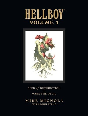 Книга Hellboy Library Volume 1: Seed of Destruction and Wake the Devil Хеллбой Том 1: Семя разрушения и Пробуждение дьявола / Книги на английском языке (Майк Миньола)
