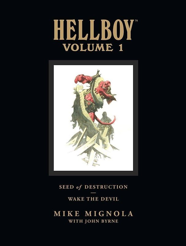 Книга Hellboy Library Volume 1: Seed of Destruction and Wake the Devil Хеллбой Том 1: Семя разрушения и Пробуждение дьявола / Книги на английском языке (Майк Миньола) — 1