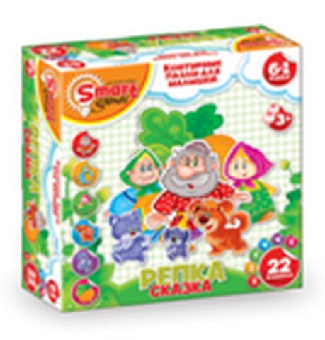 Контурные пазлы для малышей Сказка Репка (Smart games) (52012) (коробка) 2290099 — 1