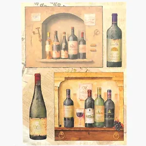 ЧИП АРТ Декупажная карта "Винный погребок" формат А4