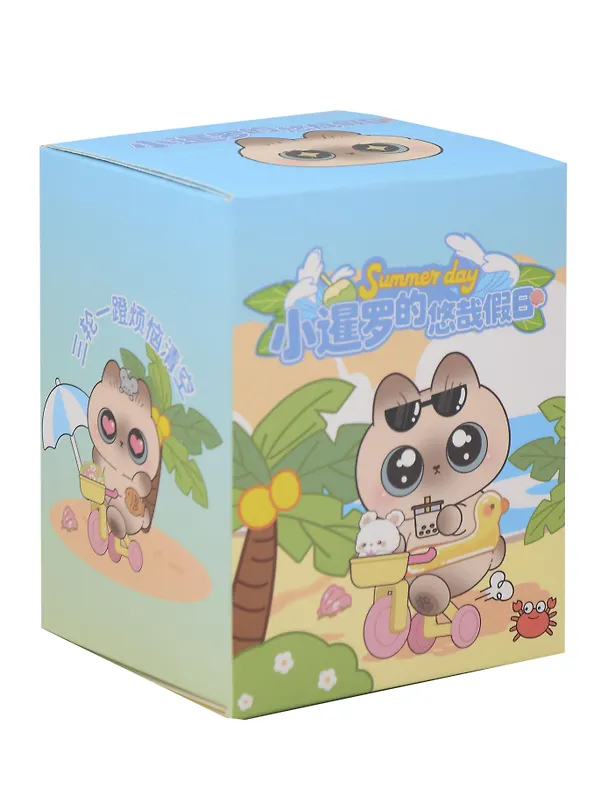 Игрушка Сиамский котик на велосипеде (10см) (пластик) (Blind Box) (12-7655-202508-1040-362) 3126193 — 2