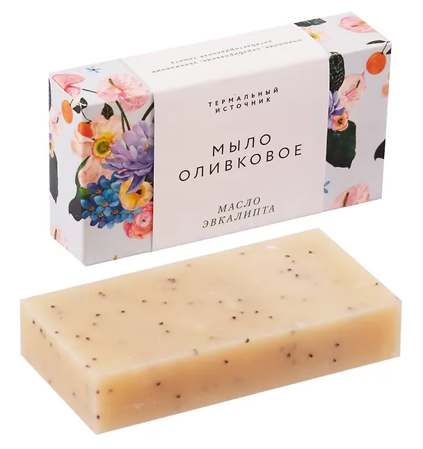 Оливковое мыло (Кедр,Эвкалипт,Скрабирующие частицы) (100гр) (Soap_Kedr) 3099129 — 2