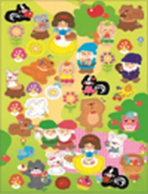 Зефирные наклейки Белоснежка (TMS001) (Липуня) 2300362