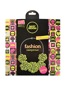 Набор для создания ожерелья из фетра Лайм NEON (55206) (7+) (упаковка)