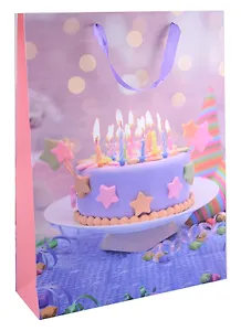 Пакет А3 45*32*10 "Поздравляем.Basic" нейтр., бум.мат.ламинат