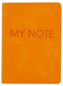 Записная книжка А6 40л кл. "Fantasy. Оранжевый" иск.кожа