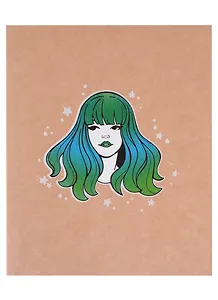 Тетради в клетку Listoff, Look At Me, 48 листов, 10 штук, в ассортименте