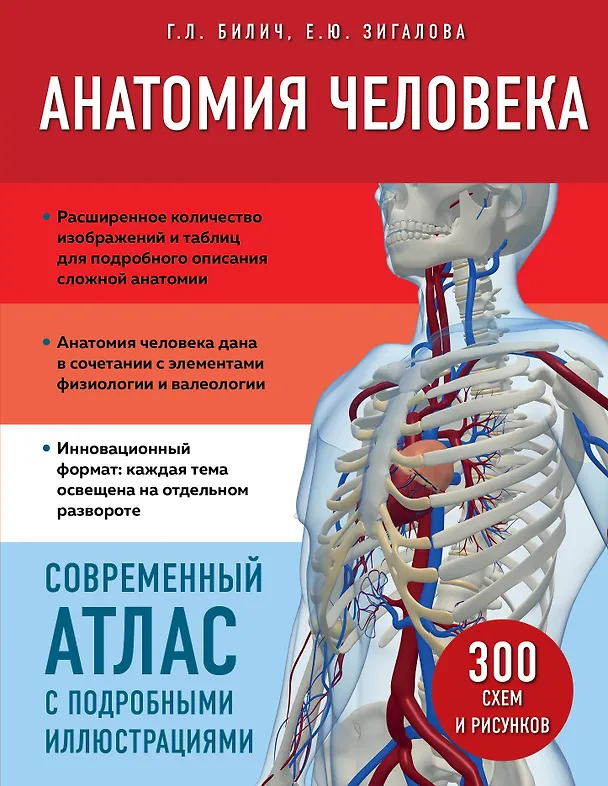 Книга Анатомия человека. Современный атлас с подробными иллюстрациями (Елена Зигалова, Габриэль Билич) — 1