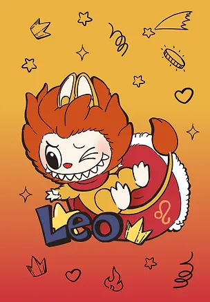 Книга The Monsters. Астрологический блокнот Лев (Лабубу) ()