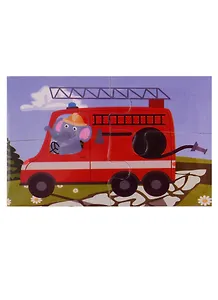 Пазлы магнитные мал. Транспорт, 4 детали, микс из 8 видов