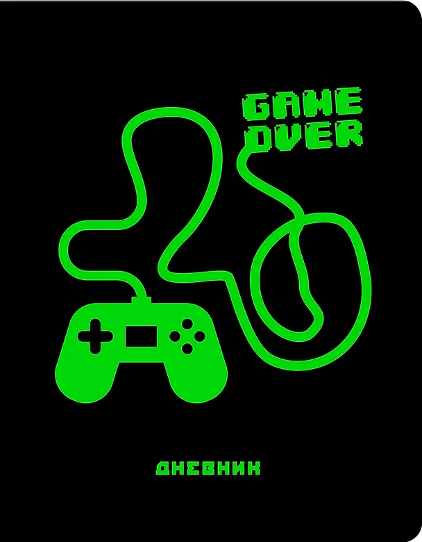 Дневник школьный Listoff, "Soft Touch. Неон. Gamer" 2898593 — 1