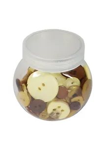 Пуговицы 75гр коричневый микс (B005)