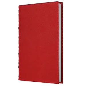 Ежедневник недат. А5 152л "Today. Красный" , интегр.переплет, иск.кожа, евроспираль, карман, петля д/ручки, тонир.блок, ляссе, инд.уп
