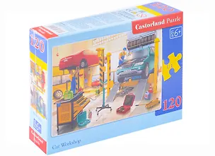 Пазл "Автомобильная мастерская", 120 деталей 2953952