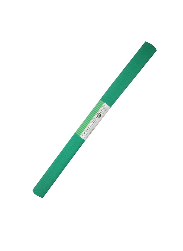 Гофрированная бумага «Зеленая», 50х250 см, 32г/м2, Greenwich Line 235818 — 1