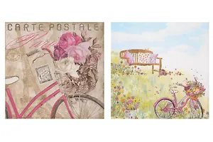 Набор для творчества,Салфетки для декупажа, Парижский велосипед - 2 шт