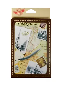 Обложка для паспорта, Фора, Письма кожа 13,2*18,6см 20073