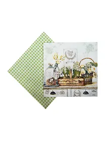 Набор салфеток для декупажа Домашний сад - 2 шт.