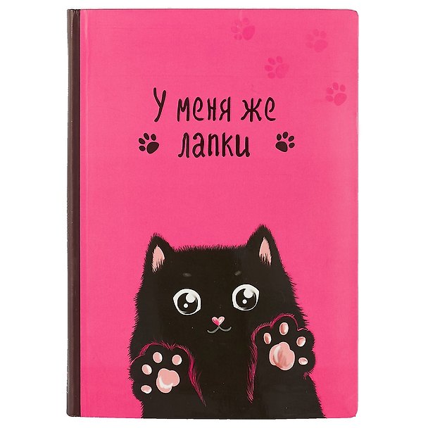 Блокнот «У меня же лапки. Черный кот» 2686289 — 1