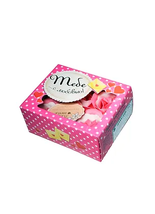 Мыльные лепестки в картонной коробке Тебе с любовью (6шт) (777891) 2402047