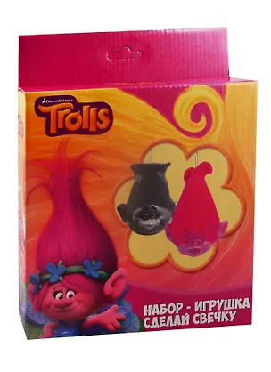 Набор-игрушка Сделай свечку Тролли (87567) (3+) (DreamWorks Trolls) (коробка) 2794610