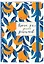 Книга для записей кул.рецептов А5 48л "Апельсины на синем" карт.обл., резинка — 2877421 — 2