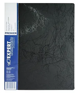 Папка А4 Премьер с металлическим прижимом Expert Complete Premier черная до 150л.