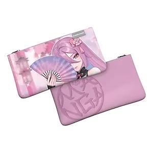 Пенал-косметичка "Manga" 22*12см, ткань, розовый, Erich Krause