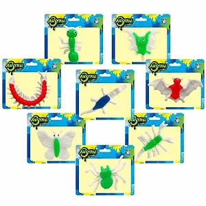 Игрушка, 1TOY/Вантой, Лизун Животные/Насекомые" 6см, в ассортименте, в блистере"