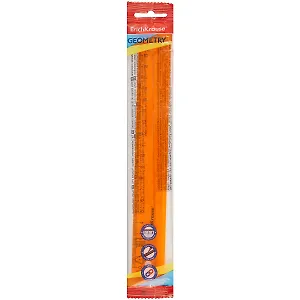 Линейка 20см "Neon" оранж., подвес, ERICH KRAUSE