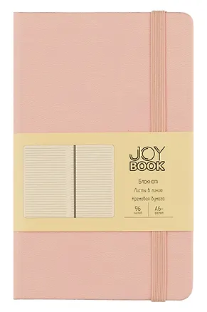 Записная книжка А6- 96л лин. "JOY BOOK. Сахарная вата" 7БЦ, иск.кожа, тонир.форзац, тонир.блок, скругл.углы, сшит.блок, ляссе, резинка, карман на задн.форзаце 3018254