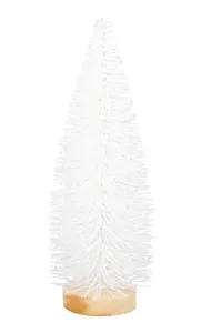 Новогоднее украшение Елка (серебряная) (19см) (12-09270-N47)