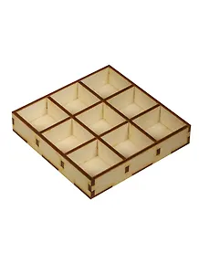 Коробочка для мелочей (2150432) (10х10х2см) (игрушка из дерева) (упаковка)