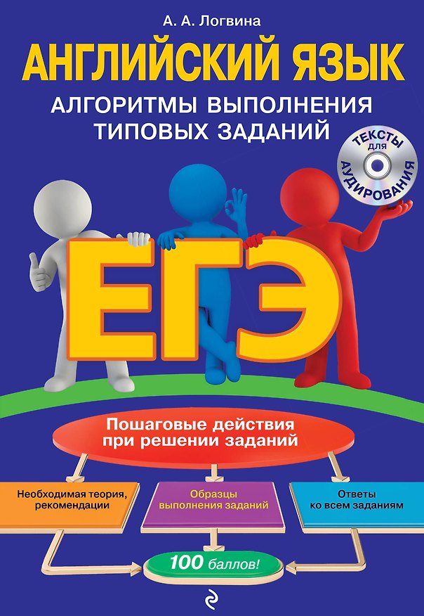 Книга ЕГЭ. Английский язык. Алгоритмы выполнения типовых заданий (+СD) (Анна Логвина) — 1