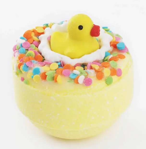 Бомбочка для ванны с игрушкой Уточка, 150гр, Lafilaf 3100429 — 2
