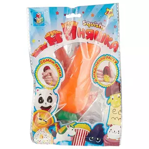 Игрушка-антистресс, 1TOY/Вантой, мммняшка squishy (сквиши), морковь w21/14/4/4 — 2660914 — 1