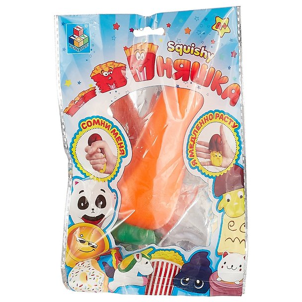 Игрушка-сквиш «Морковь» Мммняшка Squishy, 1Toy 2660914 — 1