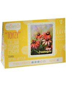Набор Toyzy Эхинацеи (TZ-P023) (А4) (Техника Картина шерстью) (7+) (MySweeBe) (Hand made) (Сделай своими руками)