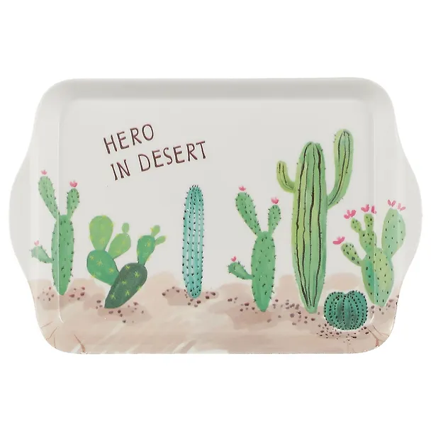 Мини-поднос Кактусы Hero in desert (21*14см) (пластик) 2651986 — 1