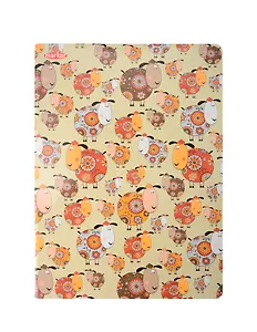 Тетрадь в клетку Marker, "Овцы", А4, 60 листов