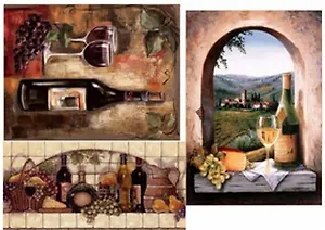 Декупажная карта Винная романтика (27-0096) (А4)