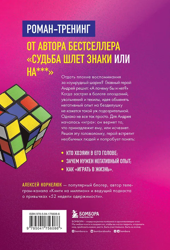 Книга Головоломка. Роман-тренинг о том, как жить по своим правилам (Алексей Корнелюк) — 2