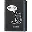 Скетчбук А5 80л "Кошка" 70г/м2, кремовая бумага, тв. переплет, резинка — 261877 — 1
