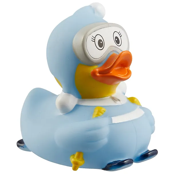 Игрушка для ванной, уточка резиновая FUNNY DUCKS "Уточка лыжница" (1636) 2563495 — 1