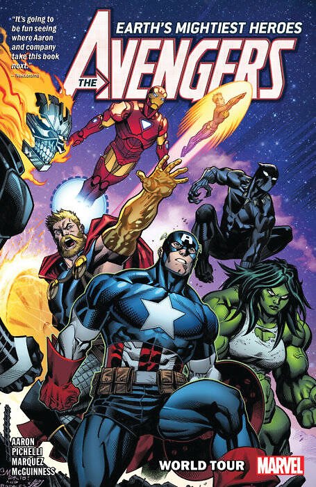 Книга Avengers. Vol. 2: World Tour (Jason Aaron) Мстители. Том 2: Кругосветное путешествие (Джейсон Аарон) / Книги на английском языке (Джейсон Аарон) — 1