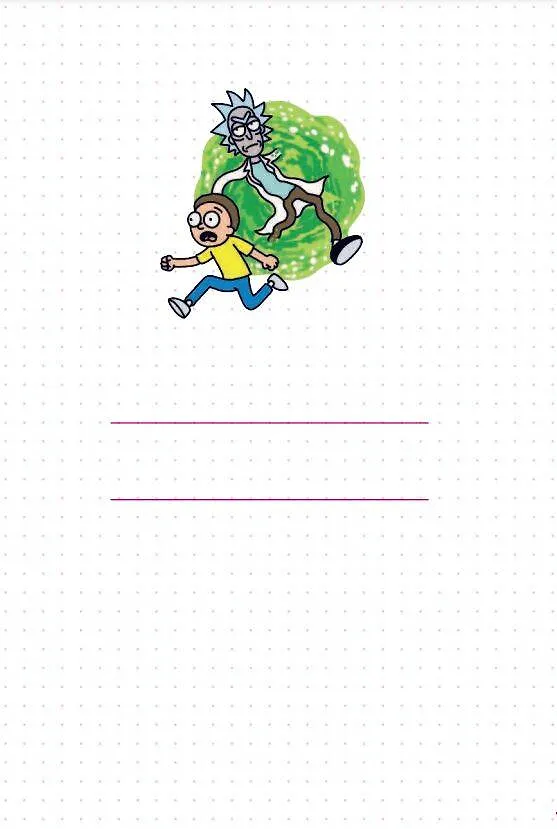 Рик и Морти. Блокнот. Морти (А5, 72 л., контентный блок, со стикерами) 2824922 — 3