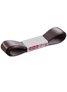 Лента атласная 2см*4 ярда,metal grey